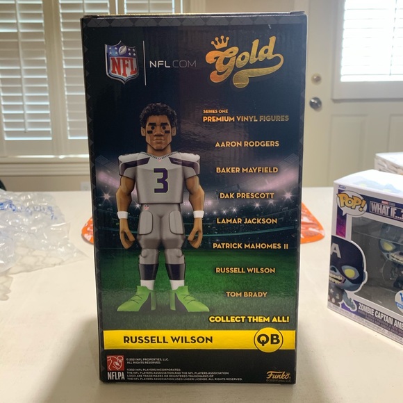 Russell Wilson Seattle Seahawks Funko Limited Edition 1500 Made 12’ vinyl figure - Picture 3 of 8